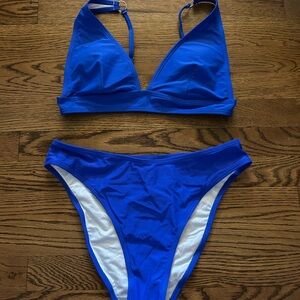 Blue Women's Bikini Set
